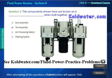 fluid power practice problems