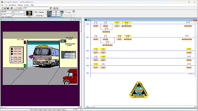 LogixPro PLC simulator screenshot