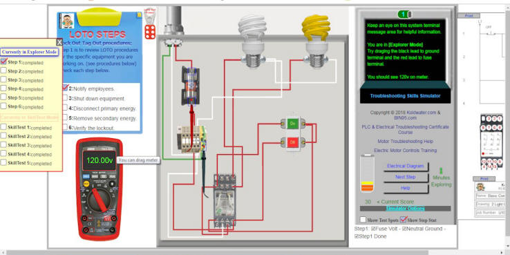 Free Online Electrical Troubleshooting Simulator