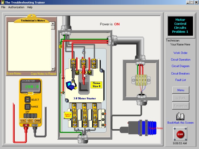 electrical troubleshooting simulator