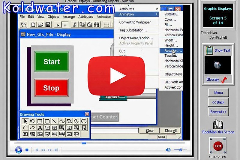 HMI Training Software Example